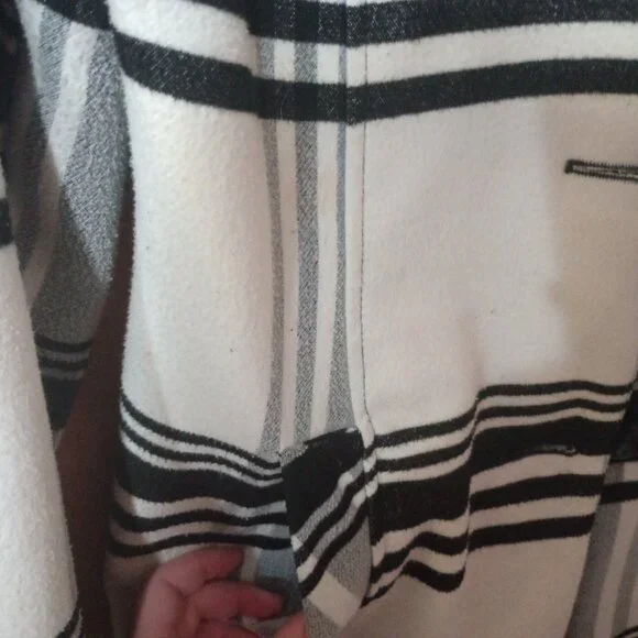 Black & White A.Byer Dress Coat - Picture 4 of 4